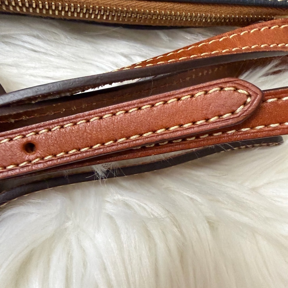 Dooney & Bourke Black and Tan Crossbody Bag - Picture 10 of 14